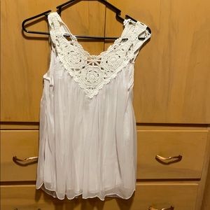 Sheer Sleeveless Top From Monroe and Main